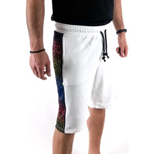 Ανδρική ΒΕΡΜΟΥΔΑ φόρμας REBEL 9002 ΛΕΥΚΟ