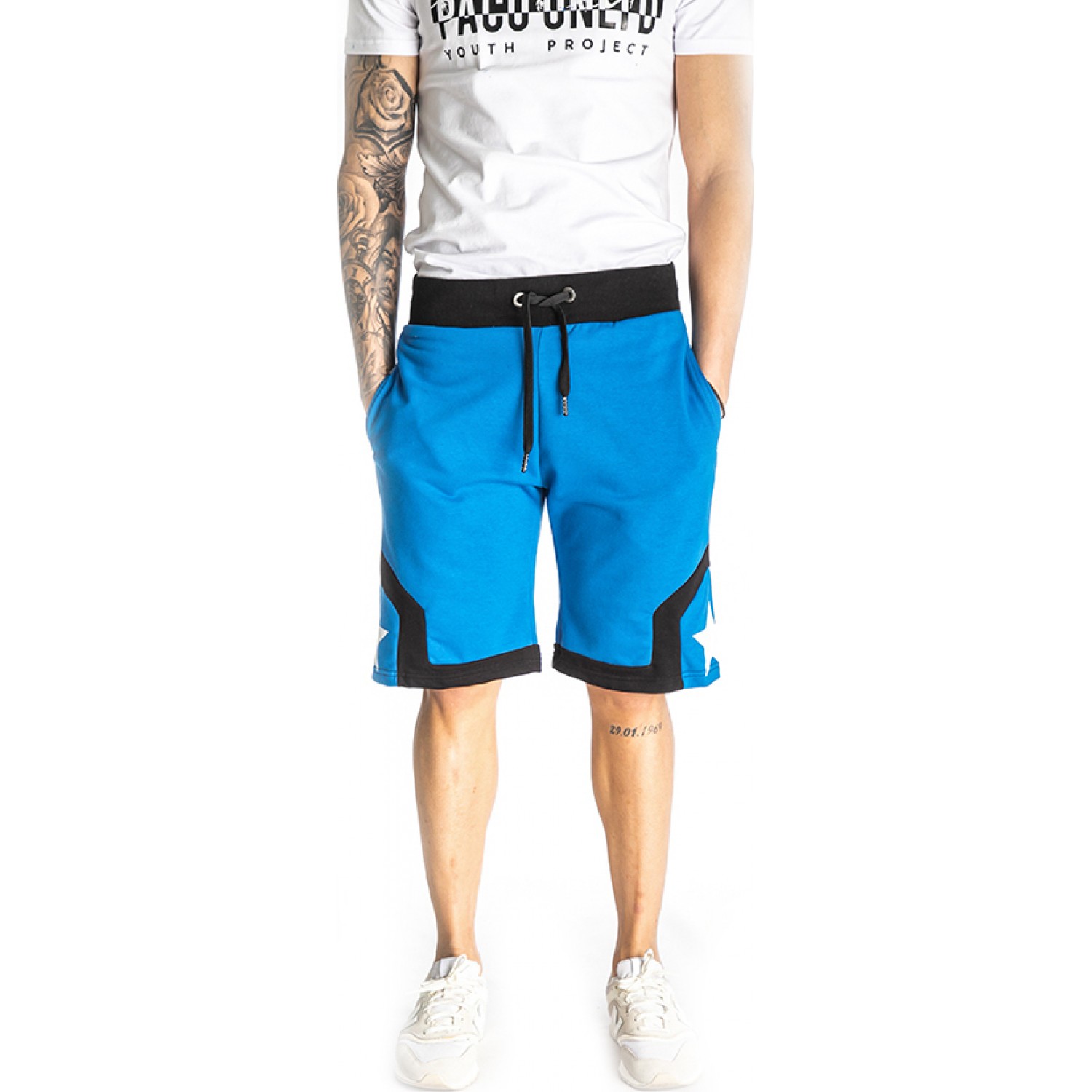 Paco & Co 213653 Αθλητική Ανδρική Βερμούδα Royal