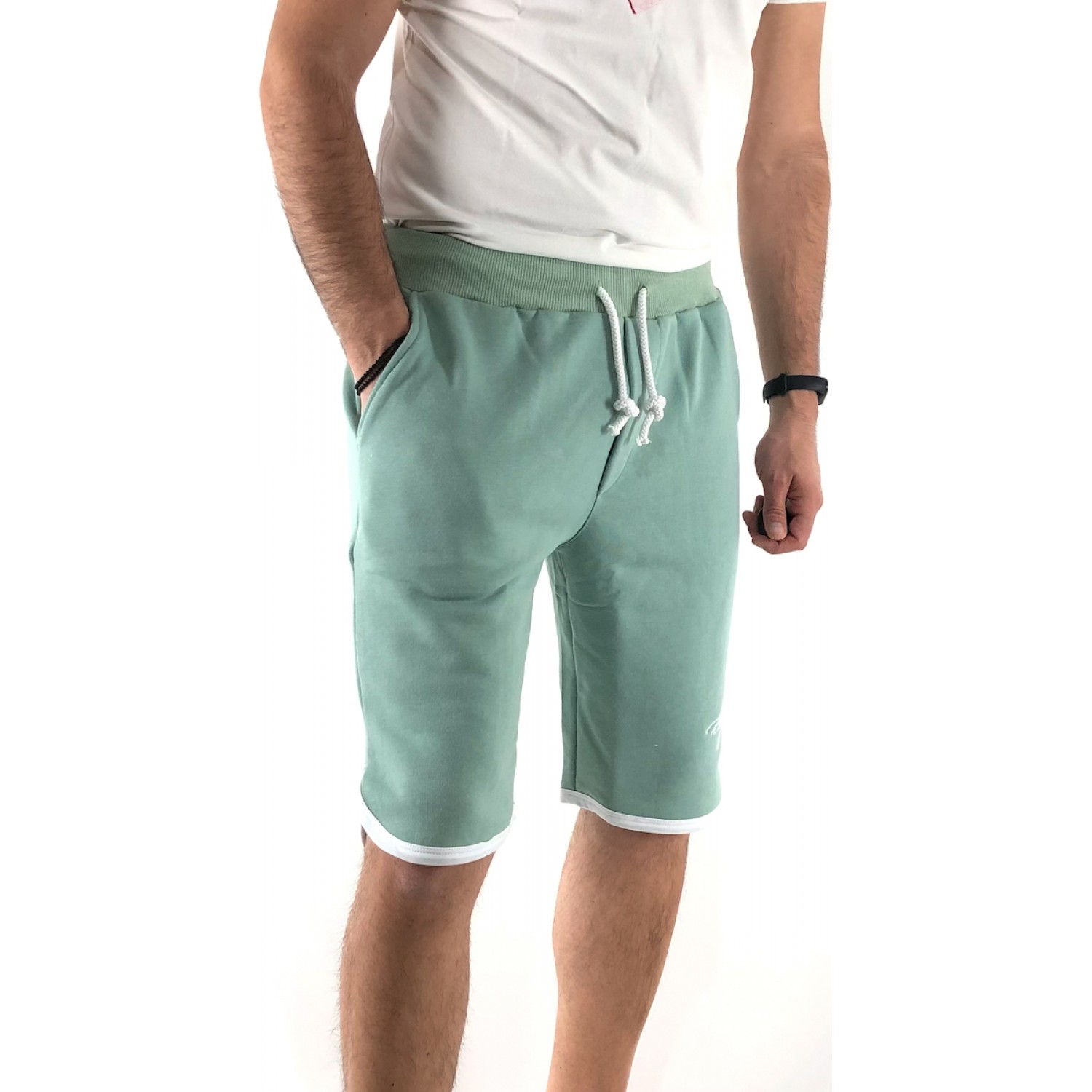 Ανδρική ΒΕΡΜΟΥΔΑ φόρμας REBEL 9004 ΜΕΝΤΑ