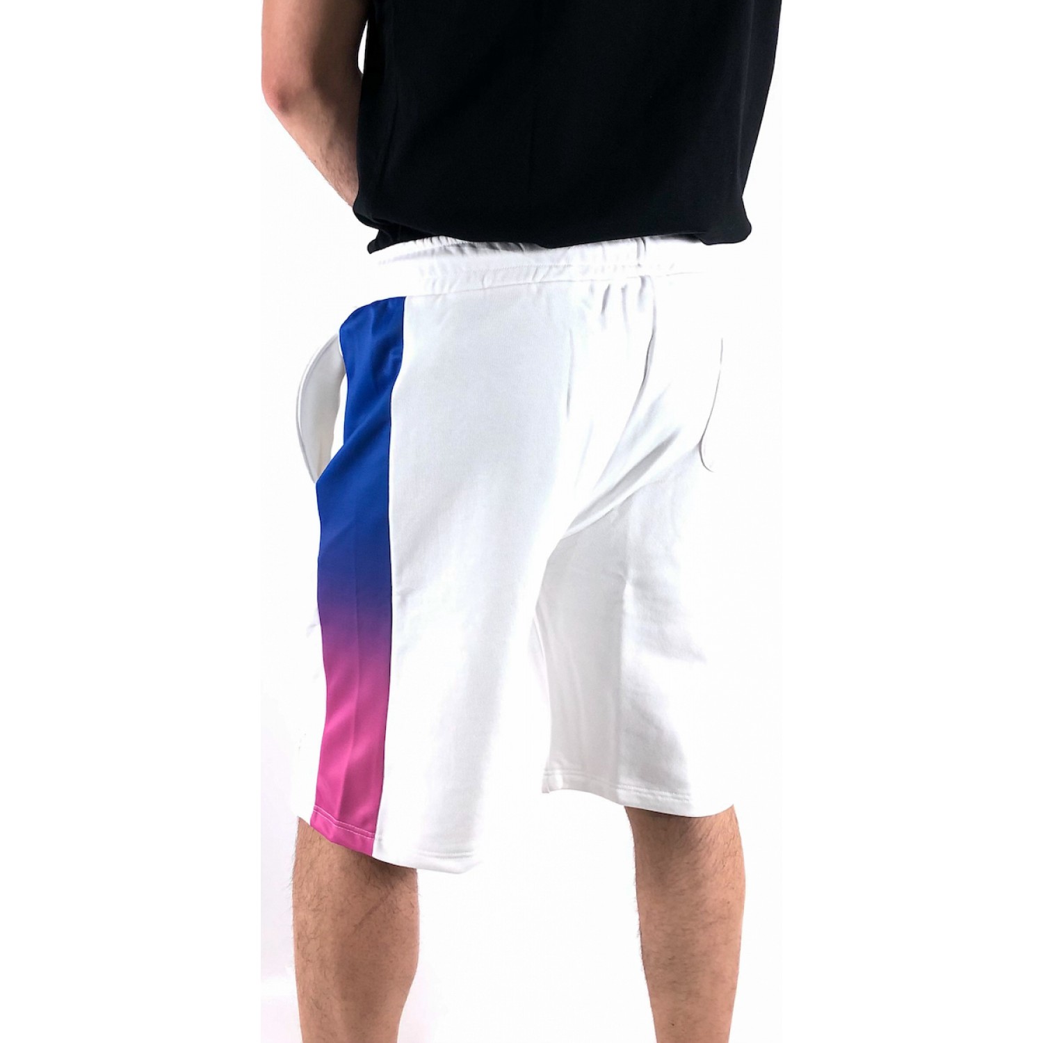 Ανδρική ΒΕΡΜΟΥΔΑ φόρμας REBEL 9001 ΛΕΥΚΟ