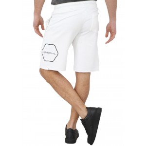 Ανδρική βερμούδα φούτερ ATTITUDE 87036 Λευκό