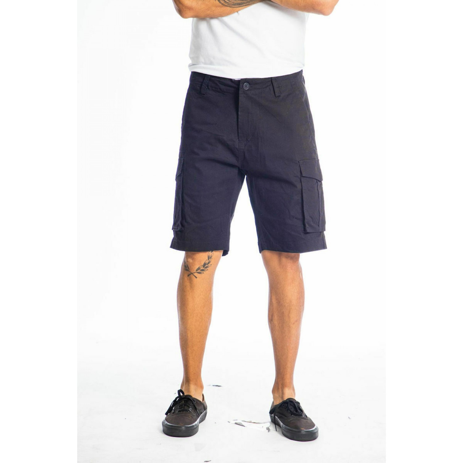 Paco & Co Ανδρική Βερμούδα Cargo Navy