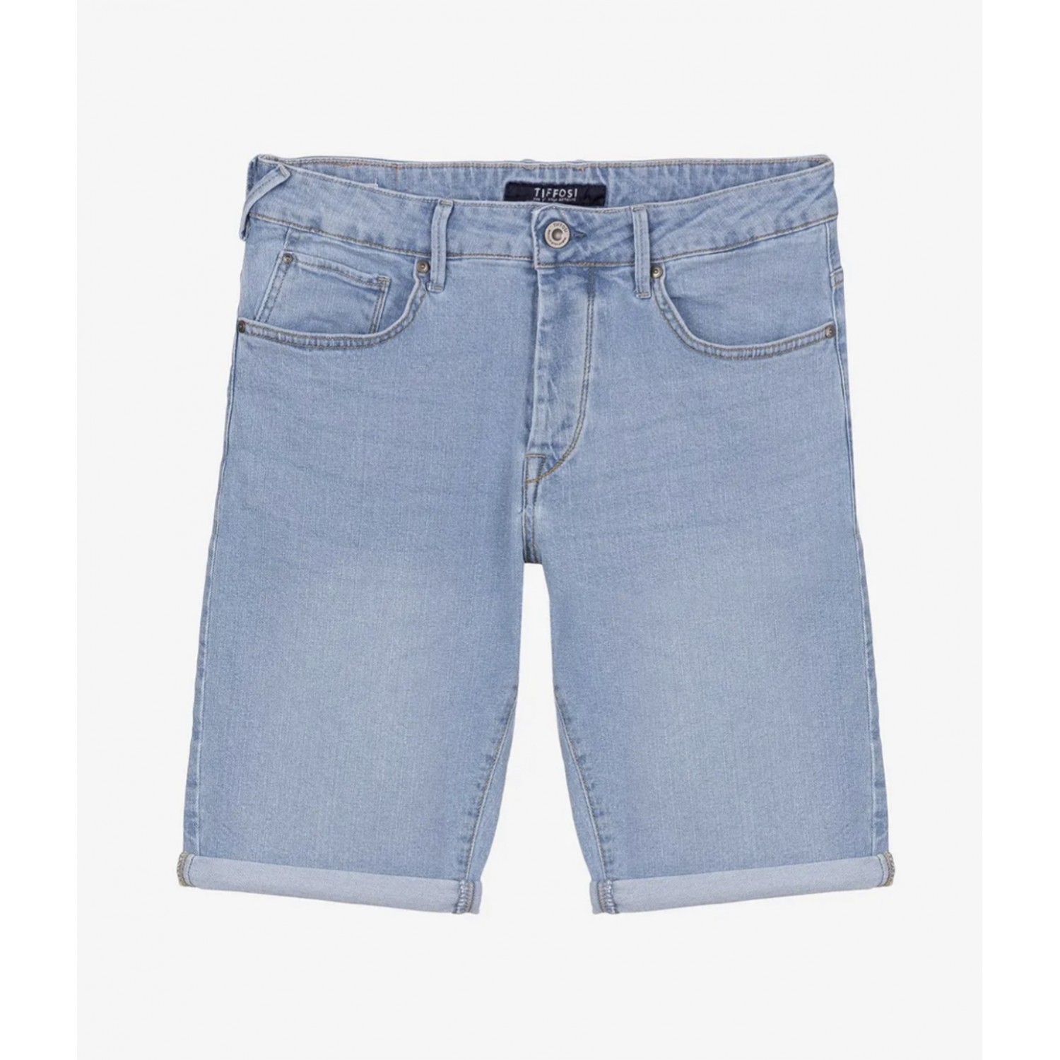 Ανδρική Jean Βερμούδα Slim Fit TIFFOSI 10049618 LIGHT BLUE