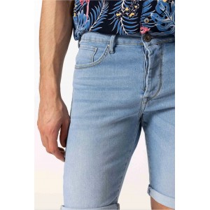Ανδρική Jean Βερμούδα Slim Fit TIFFOSI 10049618 LIGHT BLUE