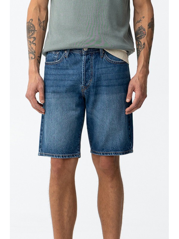 Life Style Butiken Ανδρική Jean Βερμούδα LS110064577_M10 Μπλέ