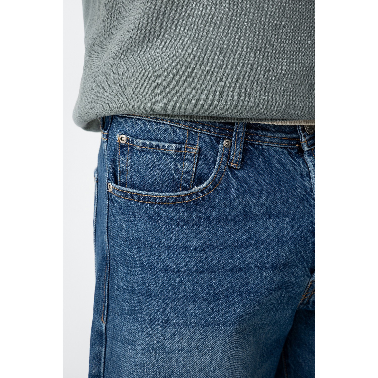 Life Style Butiken Ανδρική Jean Βερμούδα LS110064577_M10 Μπλέ