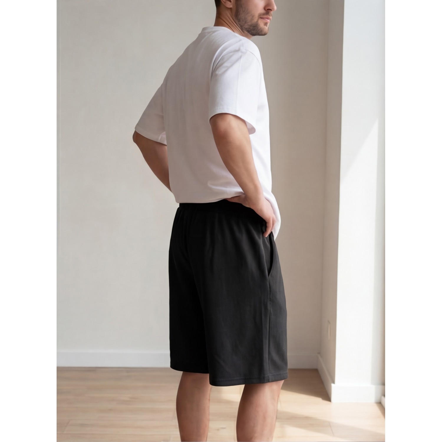 Life Style Butiken Ανδρική Βερμούδα LS12631407 Black