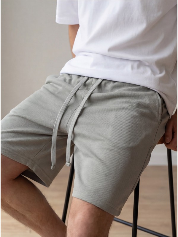 ife Style Butiken Ανδρική Βερμούδα LS12631407 Γκρι