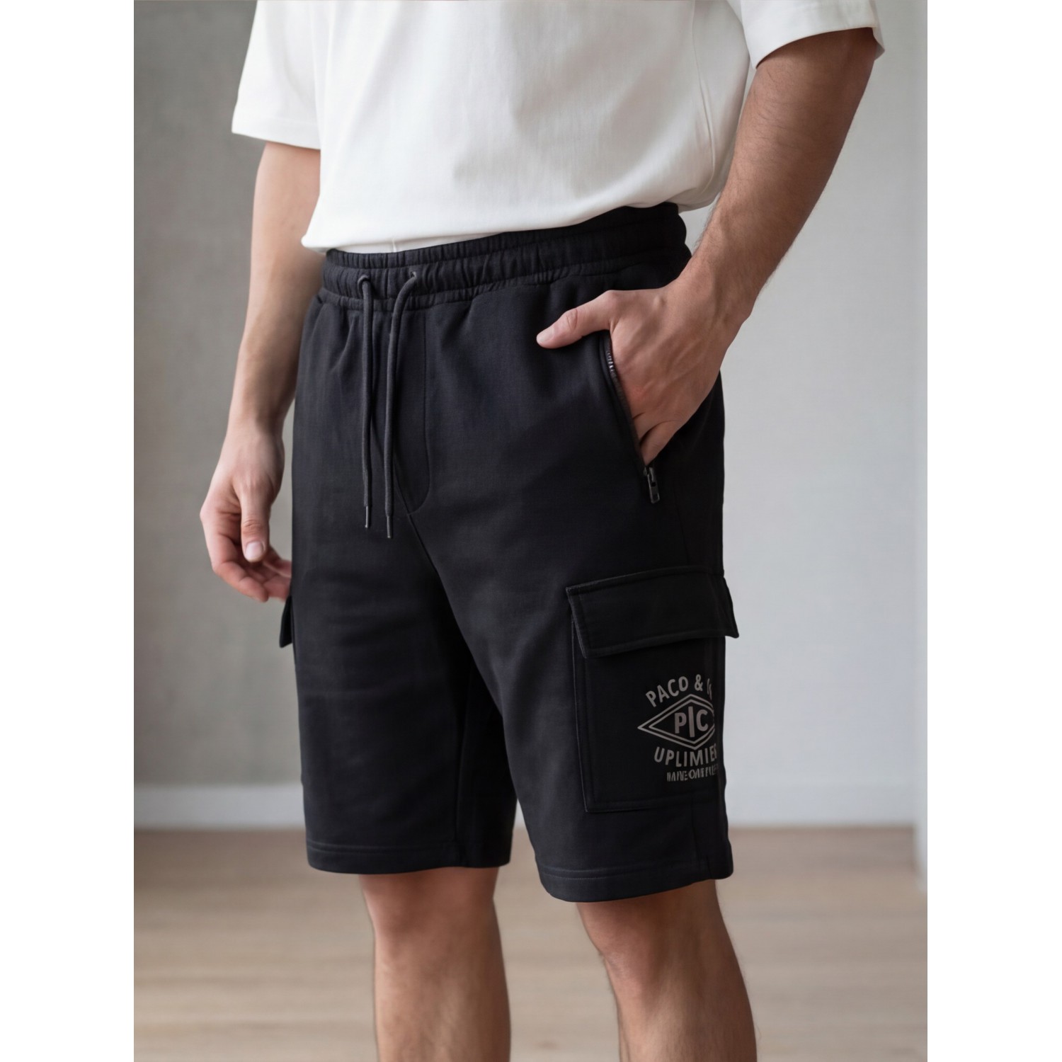 Life Style Butiken Ανδρική Βερμούδα Cargo LS12631411 Black