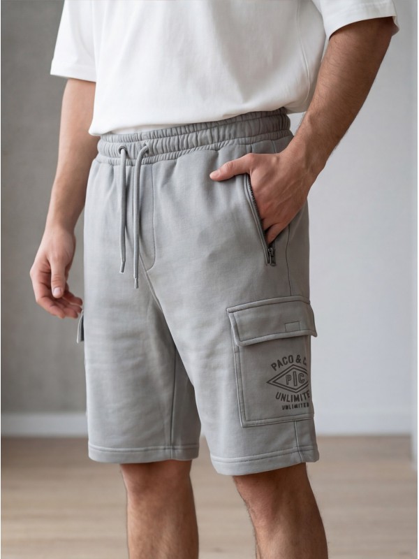 Life Style Butiken Ανδρική Βερμούδα Cargo LS12631411Γκρι