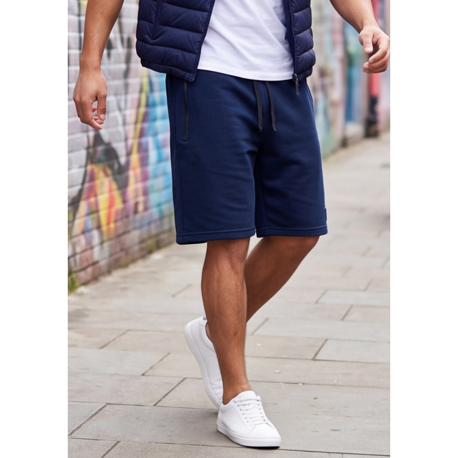 Life Style Butiken Men's Sweatshort LS12631412 Navy