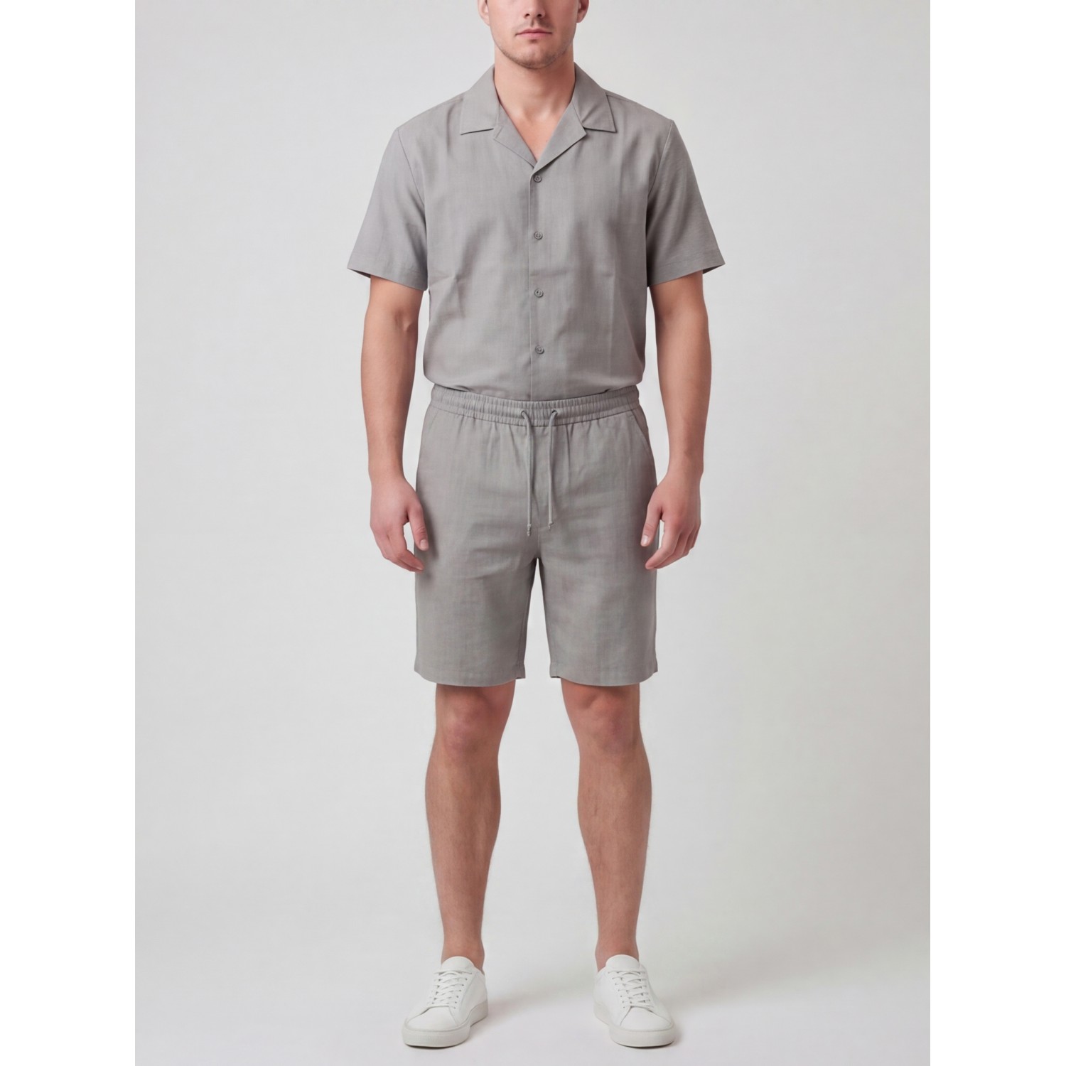 Life Style Butiken Ανδρική Βερμούδα Λινή LS12648407 Olive Ανδρικά