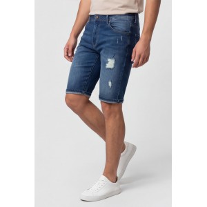 Life Style Butiken Ανδρική Jean Βερμούδα LS132336 BLUE Βερμούδες