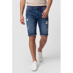 Life Style Butiken Ανδρική Jean Βερμούδα LS132336 BLUE Βερμούδες