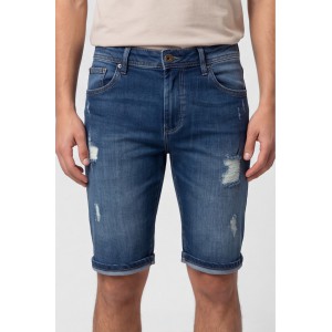 Life Style Butiken Ανδρική Jean Βερμούδα LS132336 BLUE Βερμούδες