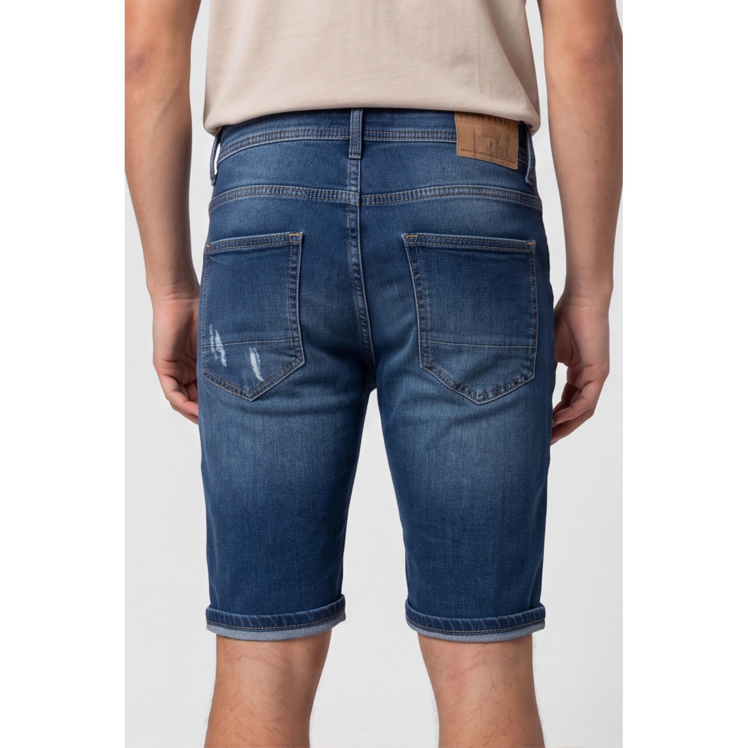 Life Style Butiken Ανδρική Jean Βερμούδα LS132336 BLUE Βερμούδες