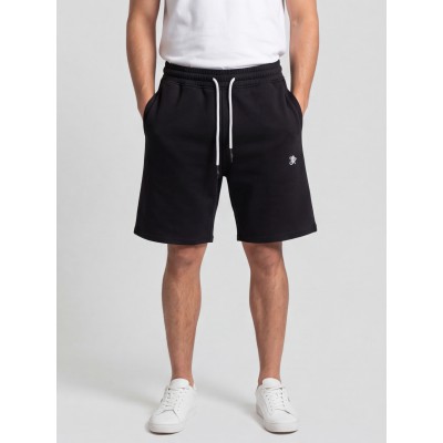Life Style Butiken Men's Oversize Sweatshort LS14560561 Black