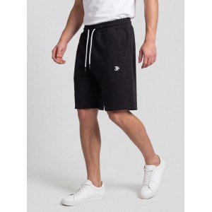 Life Style Butiken Men's Oversize Sweatshort LS14560561 Black