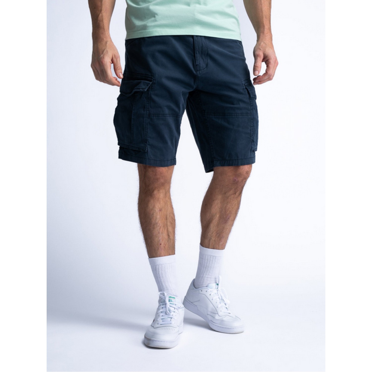 Life Style Butiken Ανδρική Βερμούδα Cargo με ζωνάκι LS1M1040SHO500 Navy