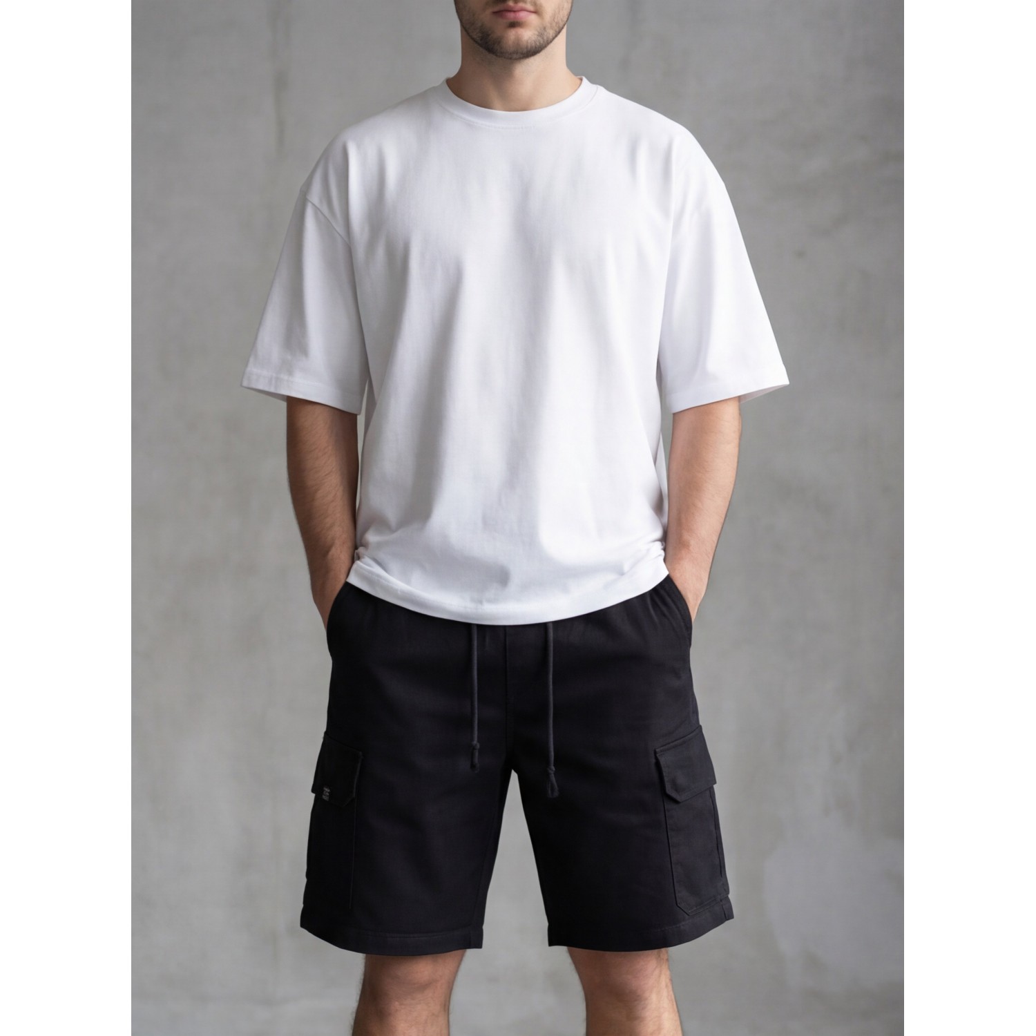 Life Style Butiken Ανδρική Βερμούδα Cargo LS12648414 Black