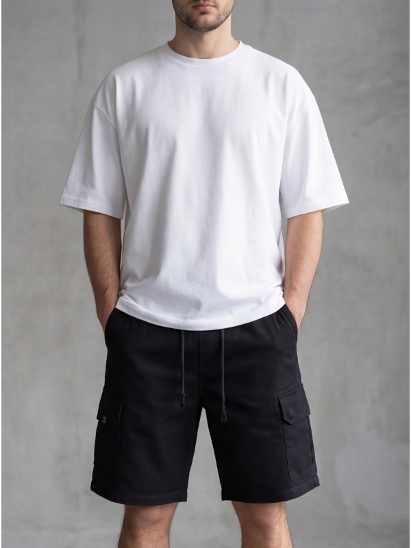 Life Style Butiken Ανδρική Βερμούδα Cargo LS12648414 Black