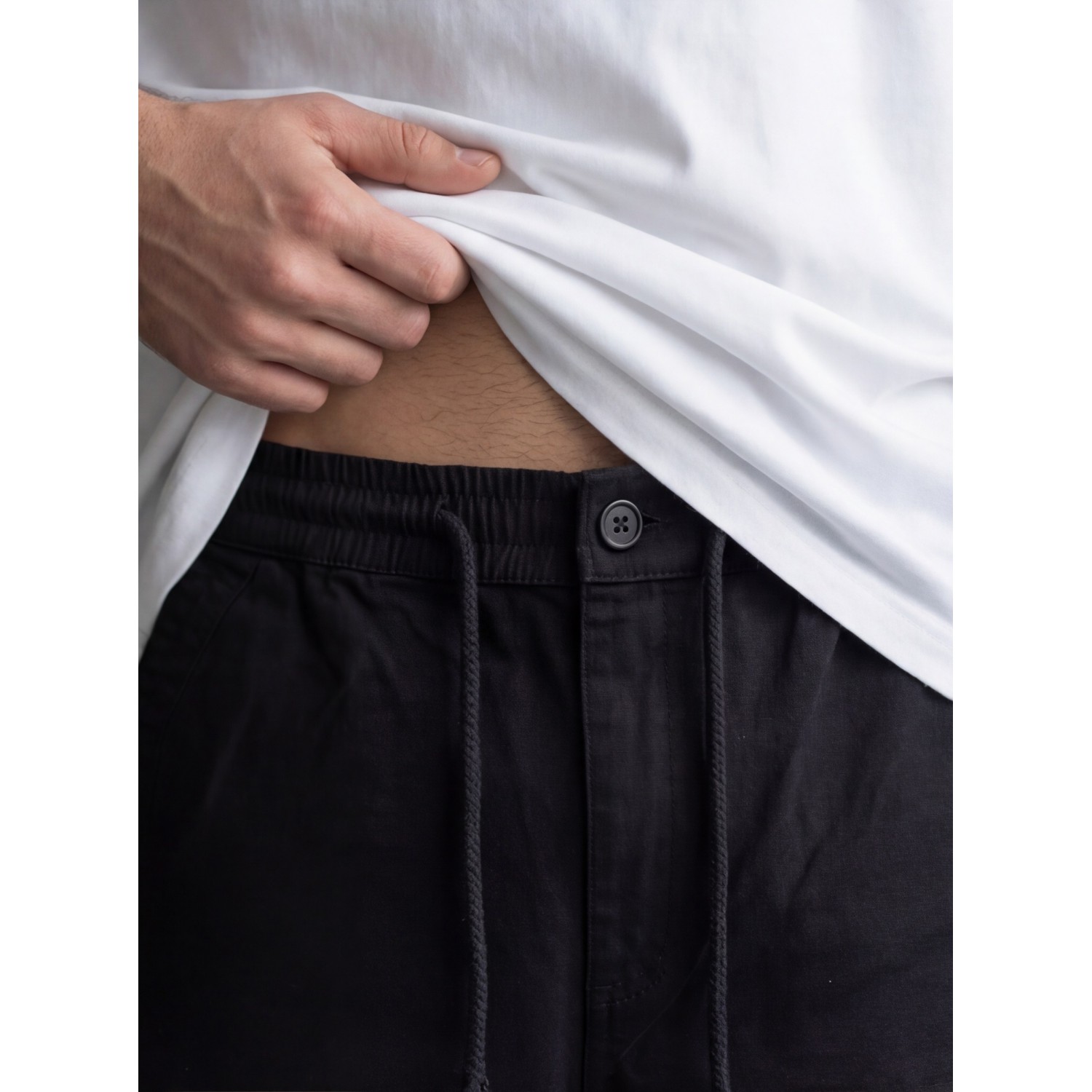 Life Style Butiken Ανδρική Βερμούδα Cargo LS12648414 Black