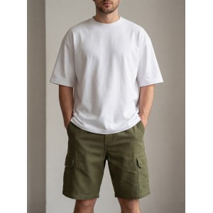 Life Style Butiken Ανδρική Βερμούδα Cargo LS12648414 Λαδί