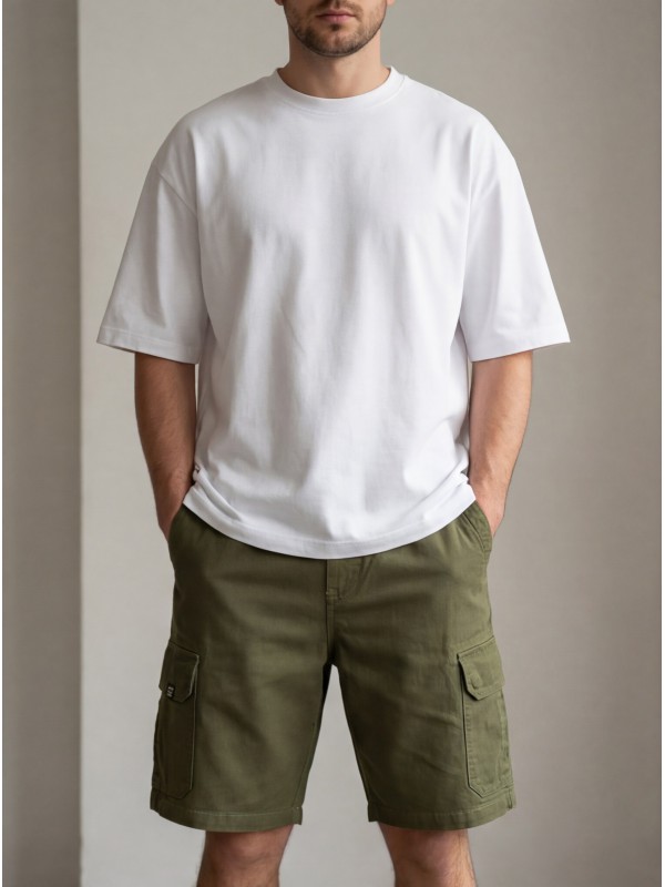 Life Style Butiken Ανδρική Βερμούδα Cargo LS12648414 Λαδί