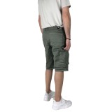 Ανδρική cargo βερμούδα κάτω από το γόνατο BACK2JEAN TS15 ΧΑΚΙ 2