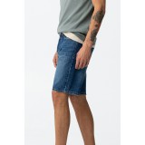 Life Style Butiken Ανδρική Jean Βερμούδα LS110064577_M10 Μπλέ 2