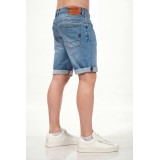 Life Style Butiken Ανδρική Jean Βερμούδα LS1126.MD714.226.04 Μπλε 2