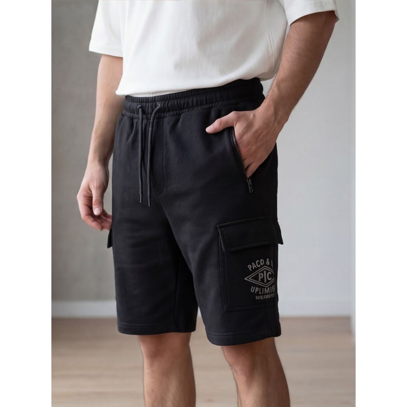 Life Style Butiken Ανδρική Βερμούδα Cargo LS12631411 Black Ανδρικά