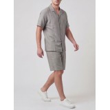 Life Style Butiken Ανδρική Βερμούδα Λινή LS12648407 Olive 3