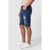 Life Style Butiken Ανδρική Jean Βερμούδα LS132336 BLUE 4