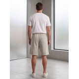Life Style Butiken Men's oversize Sweatshort LS14560561 Γκρι 4