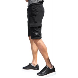 Ανδρική βερμούδα φόρμας TRESOR 454015 BARON ΜΑΥΡΗ