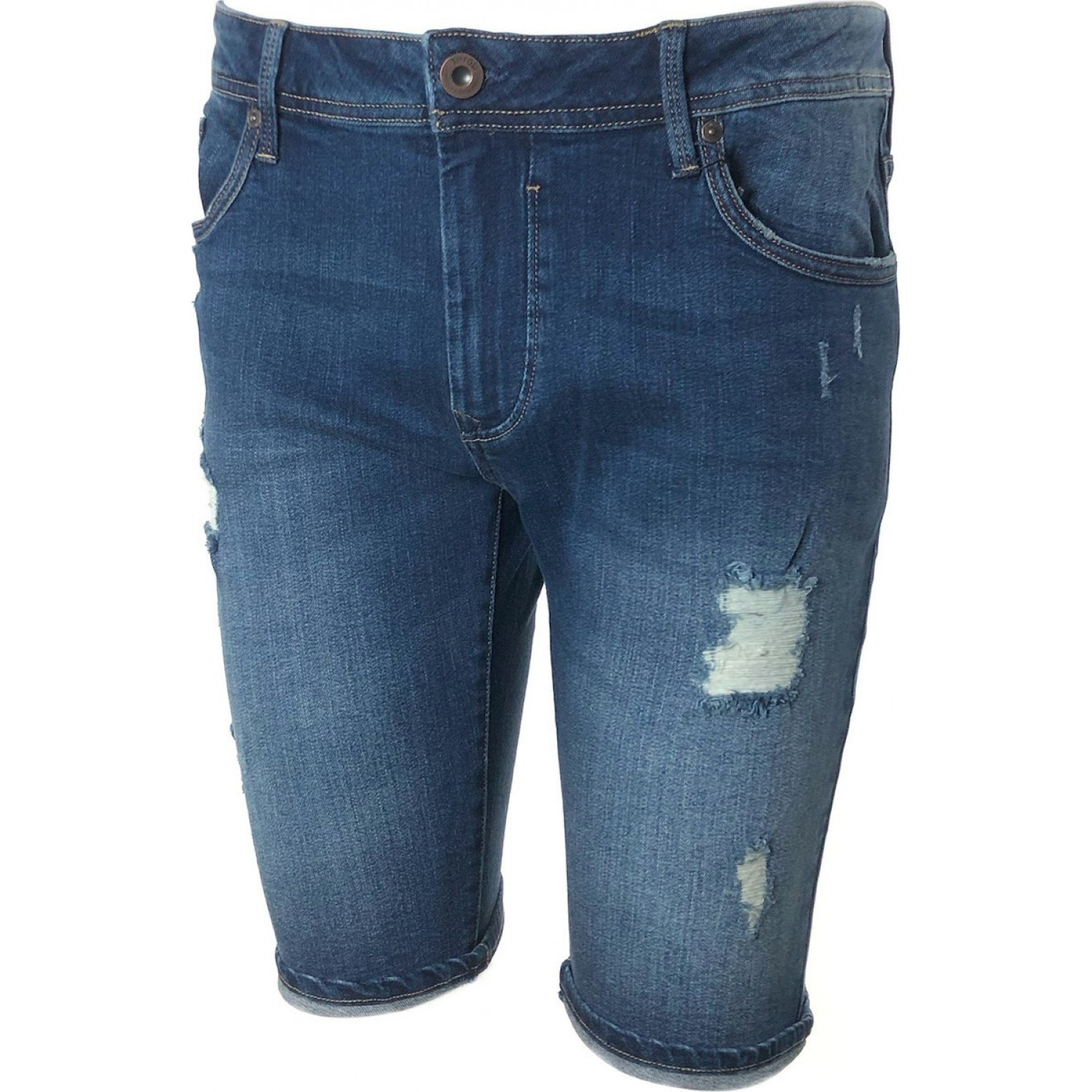 Life Style Butiken Ανδρική Jean Βερμούδα LS132336 BLUE