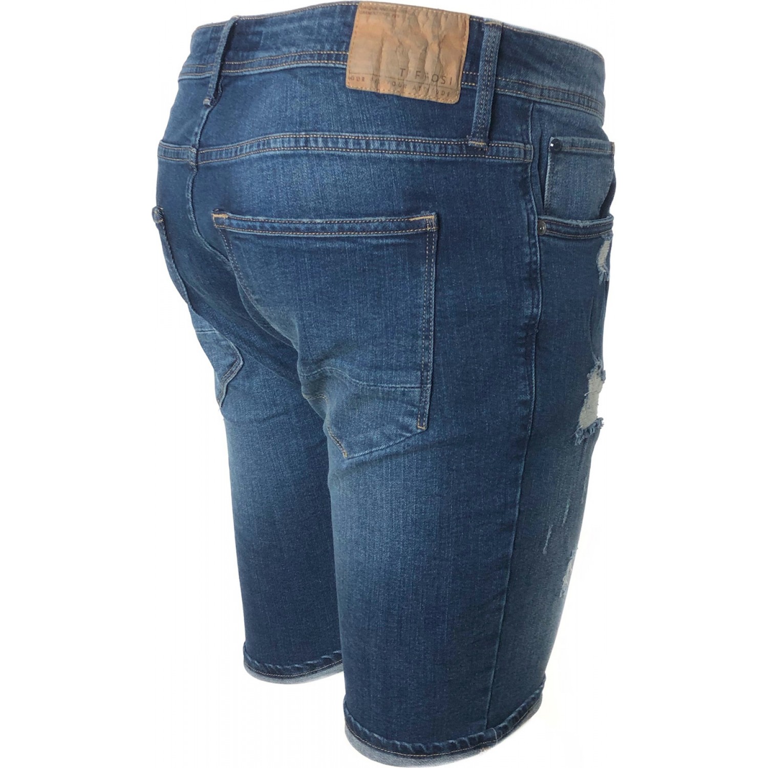 Life Style Butiken Ανδρική Jean Βερμούδα LS132336 BLUE