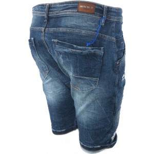 Ανδρική jean Βερμουδα BACK2JEANS BB10 BLUE