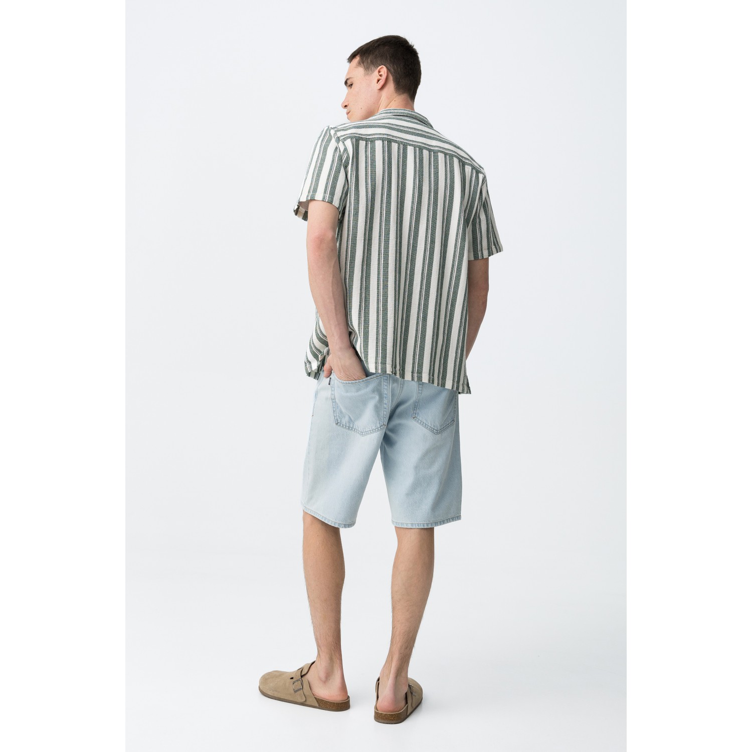 Life Style Butiken Ανδρική Jean Βερμούδα LS110064572_C10 Μπλέ