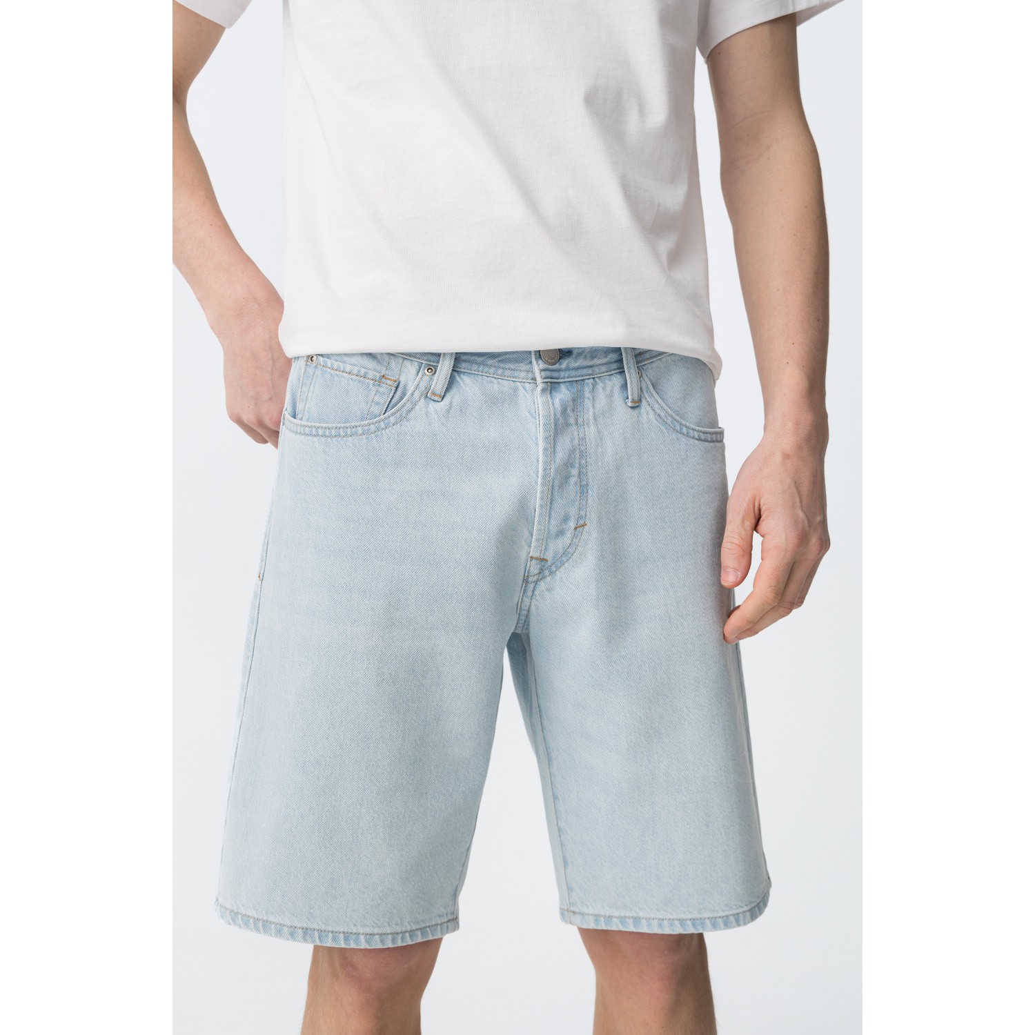Life Style Butiken Ανδρική Jean Βερμούδα LS110064572_C10 Μπλέ
