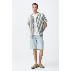 Life Style Butiken Ανδρική Jean Βερμούδα LS110064572_C10 Μπλέ