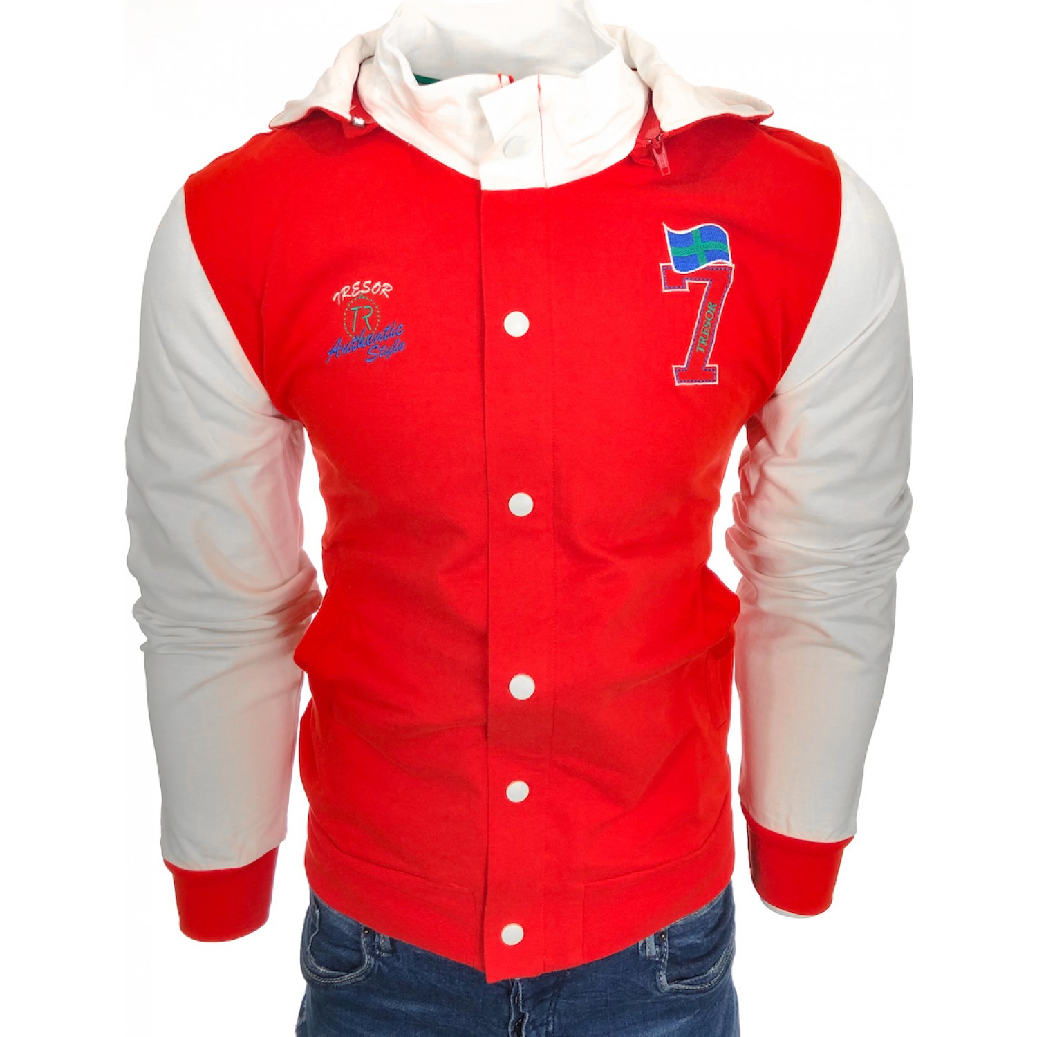 Ανδρική Ζακετα TRESOR 2575 ΚΟΚΚΙΝΗ  Ανδρική Ζακετα TRESOR 2575 ΚΟΚΚΙΝΗ