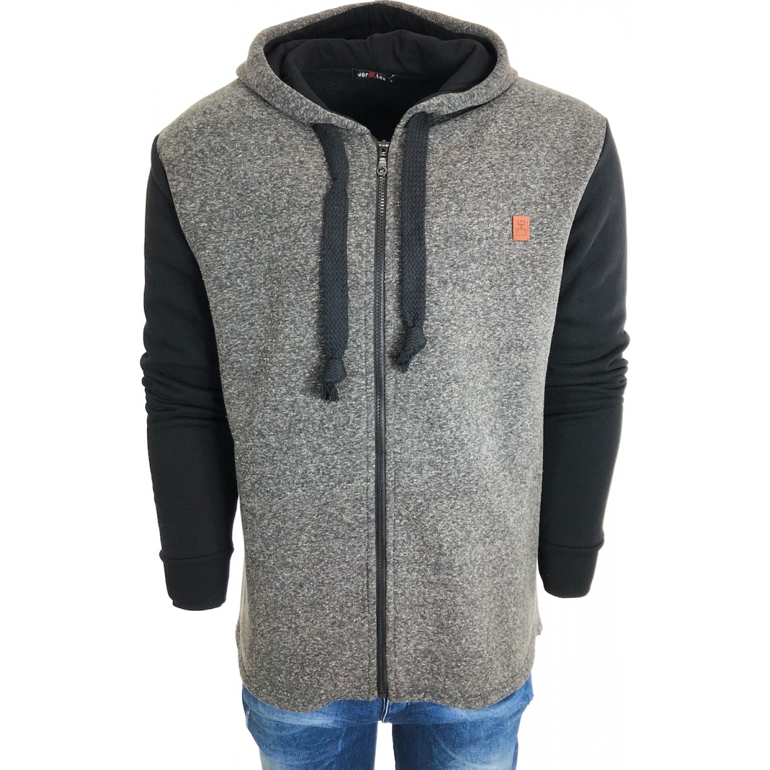 Life Style Butiken Ανδρική μακροζακετα 154 ΓΚΡΙ