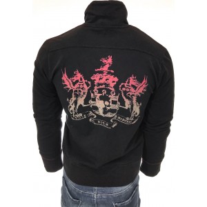 Ανδρική Ζακετα EDWARD 1057 ΜΑΥΡΗ