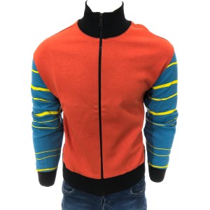 LIFE STYLE BUTIKEN Ανδρική Ζακετα LS6559 πορτοκαλί 