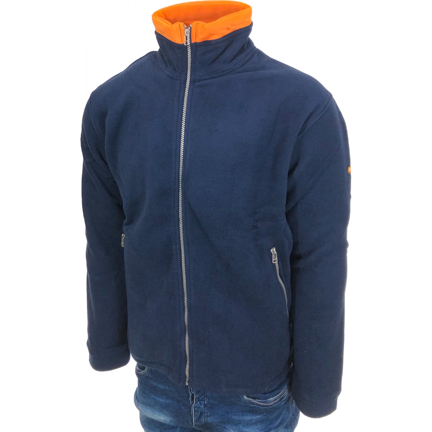 Ανδρική ζακετα φλις SPORTWEAR 472141 ΜΠΛΕ