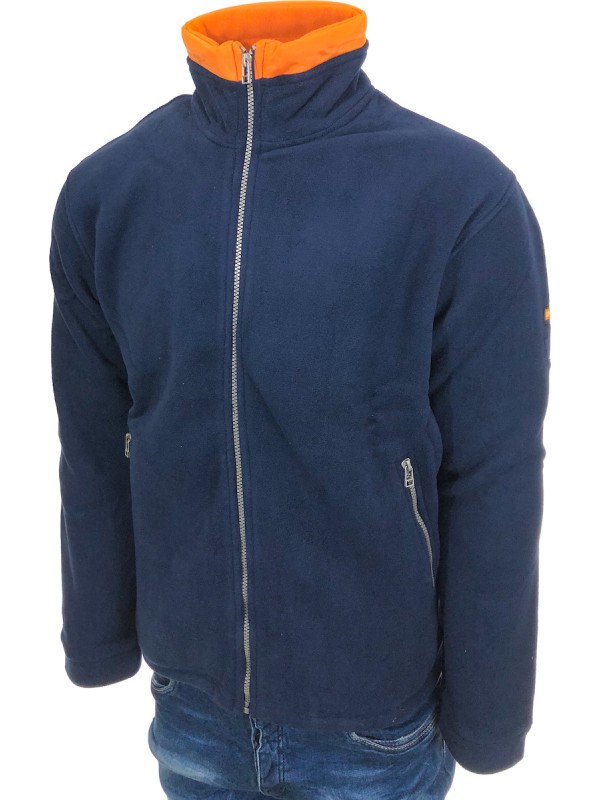 Ανδρική ζακετα φλις SPORTWEAR 472141 ΜΠΛΕ