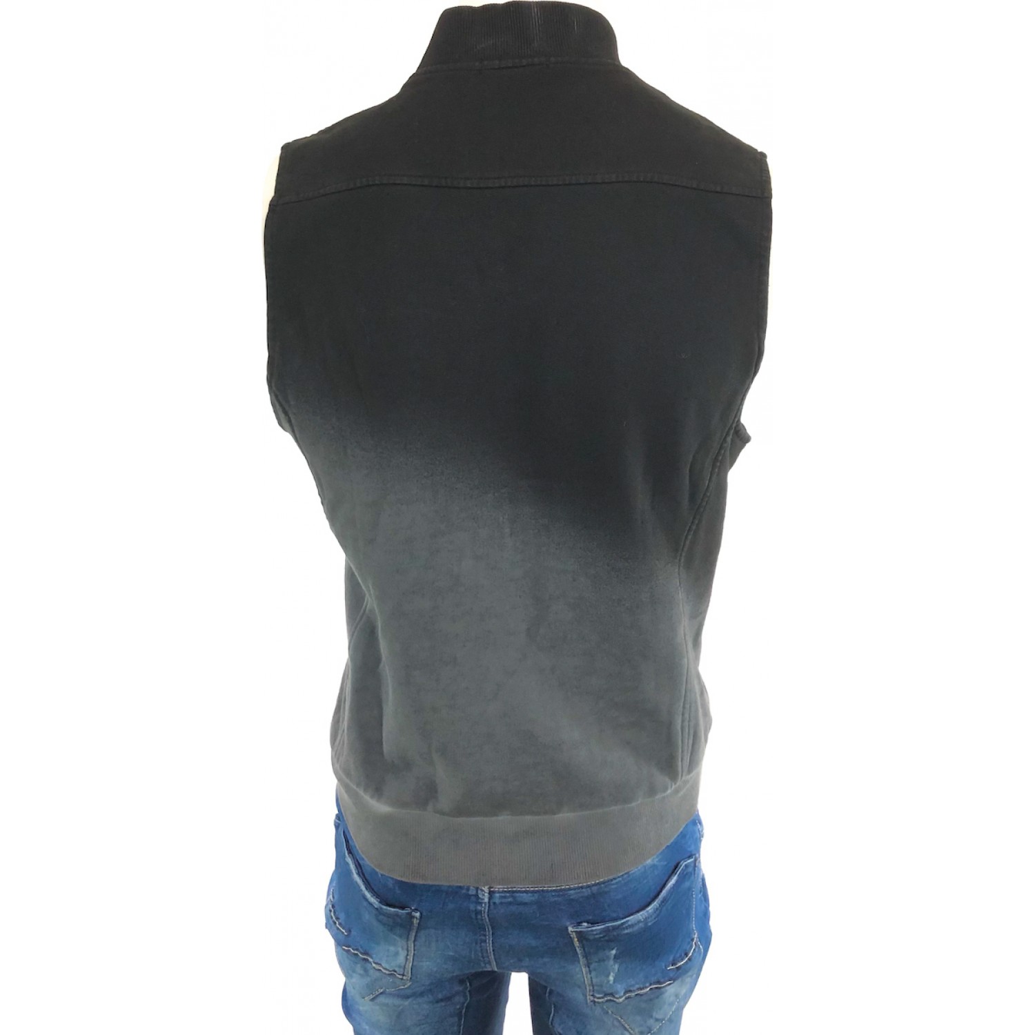 Ανδρική αμανικη ζακετα φούτερ DE FACTO 907 ΓΚΡΙ