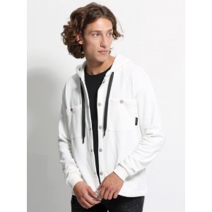 Ανδρική ζακέτα σε 100% βαμβακερό ύφασμα Tresor 2656 Εκρού